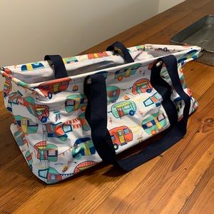 Thirty-One large utility tote happy camper